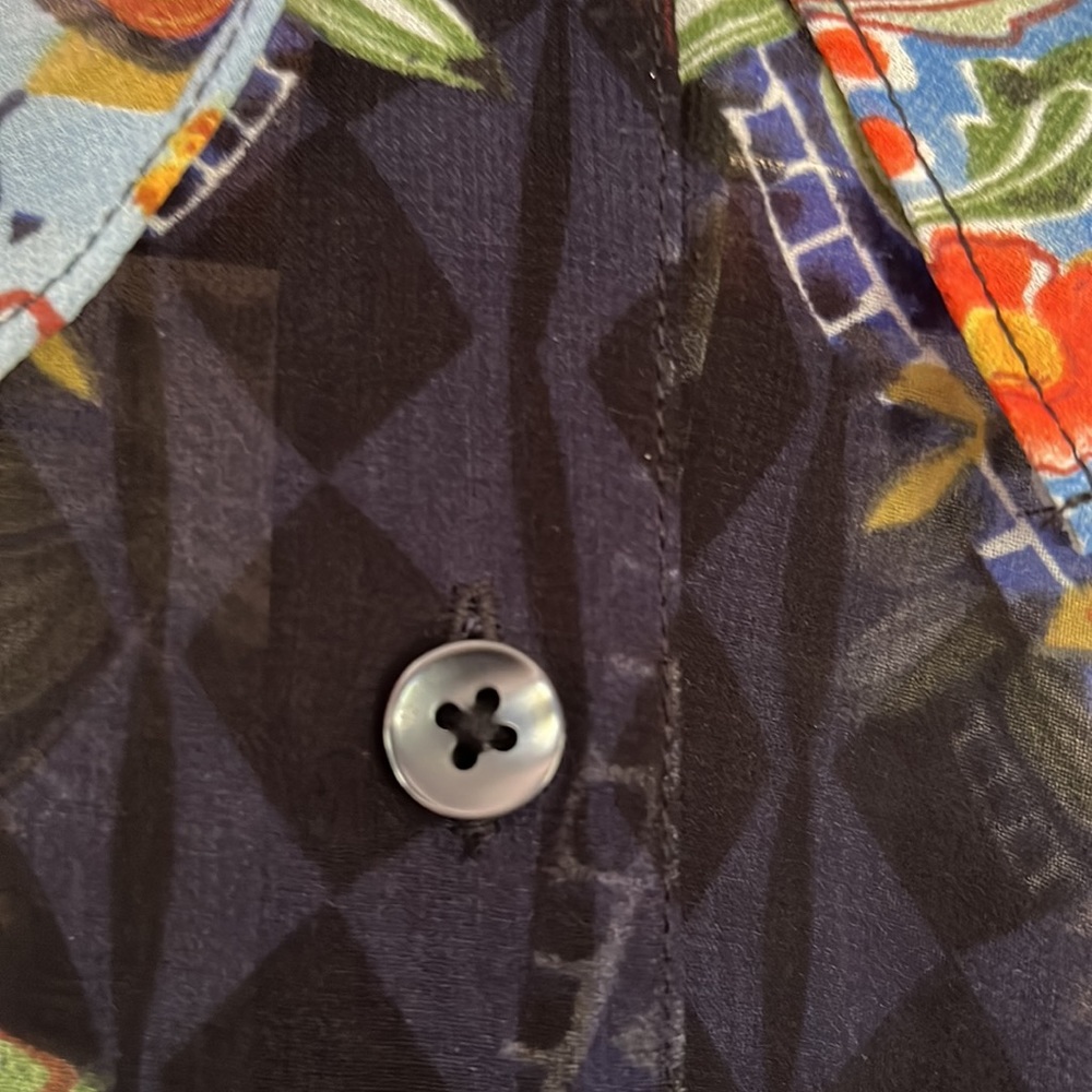 Euc Cabi Sheer Button-Down Blouse - image 8